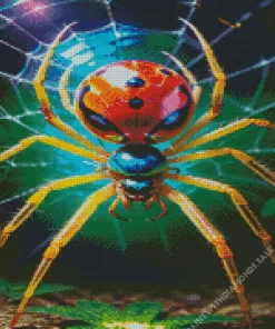 Colorful Spider Art Diamond Painting