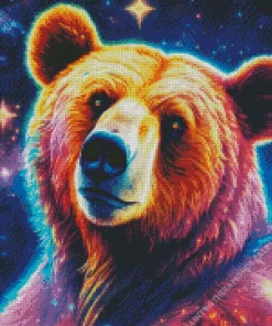 Colorful Bear Diamond Painting