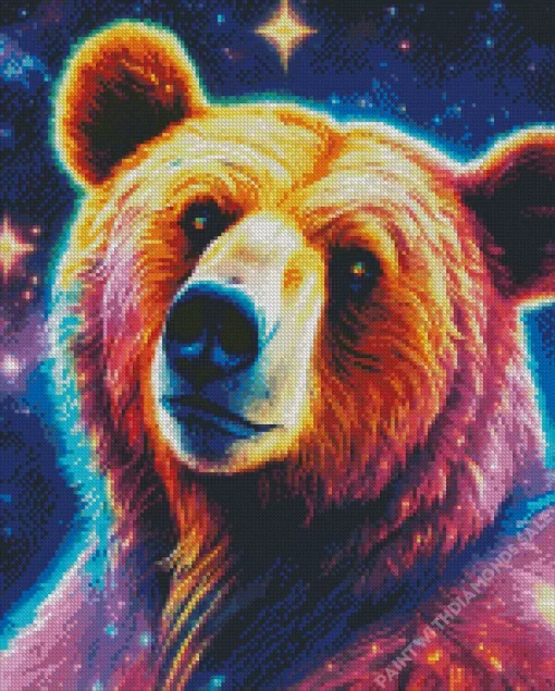 Colorful Bear Diamond Painting