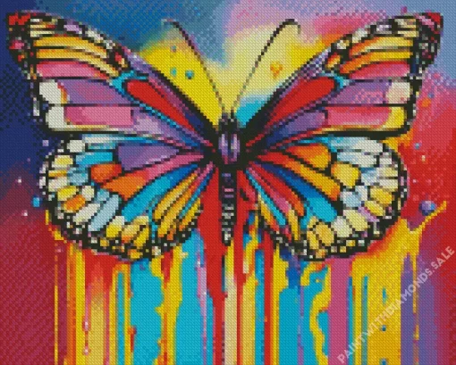 Colorful Butterfly Art Diamond Painting