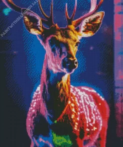 Colorful Deer Diamond Painting