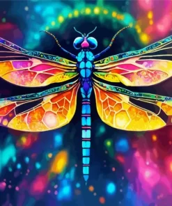 Colorful Dragonfly Diamond Painting