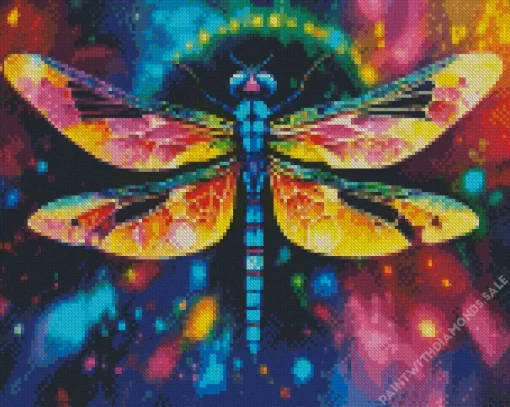 Colorful Dragonfly Diamond Painting