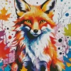 Colorful Fox Diamond Painting