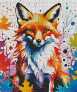 Colorful Fox Diamond Painting