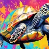 Colorful Sea Turtle Diamond Painting