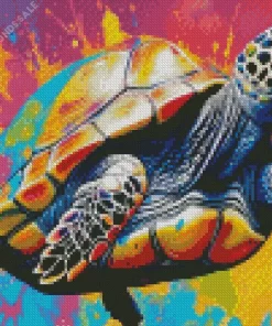 Colorful Sea Turtle Diamond Painting