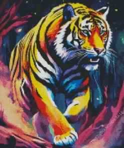 Colorful Tiger Diamond Painting