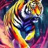 Colorful Tiger Diamond Painting