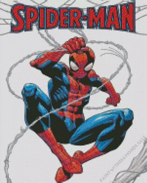 Comic Book Spider Man Diamond Painting