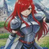 Cool Erza Scarlet Diamond Painting