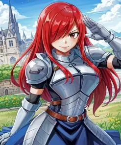 Cool Erza Scarlet Diamond Painting