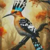 Cool Hoopoe Bird Art Diamond Painting