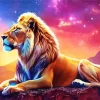 Cool Galaxy Lion Diamond Painting