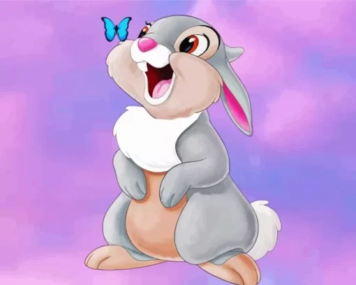 Cute Thumper Bambi Diamond Painting