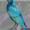 Cute Blue Starling Diamond Painting