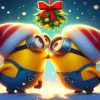 Cute Christmas Minions Art Diamond Paintings