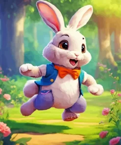 Cute Fun Rabbit Diamond Painting