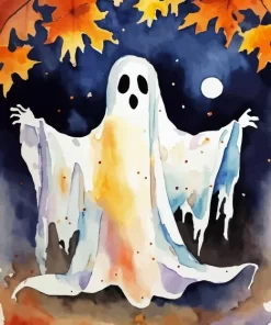 Cute Halloween Ghost Diamond Paintings