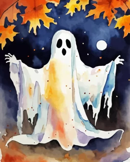 Cute Halloween Ghost Diamond Paintings