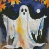 Cute Halloween Ghost Diamond Paintings