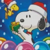 Cute Snoopy And Christmas Gifts Diamond Painting