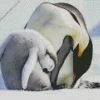 Cute Emperor Penguins Diamond Painting