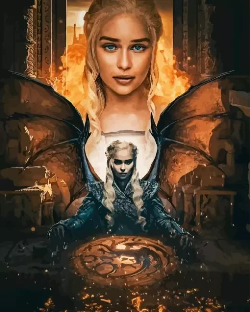 daenerys targaryen game of thrones diamond paintings