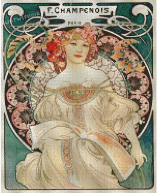 Daydream Alphonse Mucha Diamond Paintings