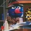 Detective Grover Personaggio Diamond Painting