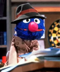 Detective Grover Personaggio Diamond Painting