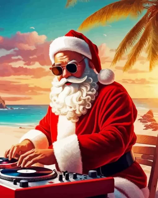 Dj Santa Diamond Paintings