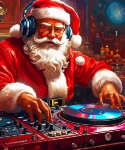 Dj Santa Art Diamond Paintings