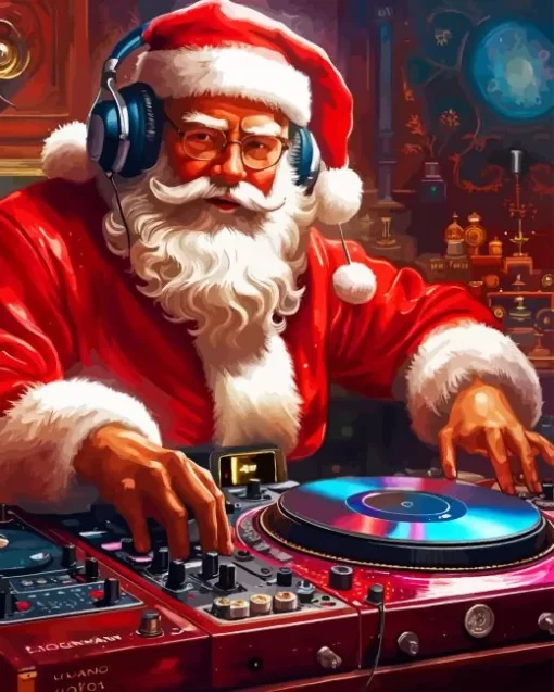 Dj Santa Art Diamond Paintings