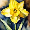 Double Daffodil Art Diamond Painting