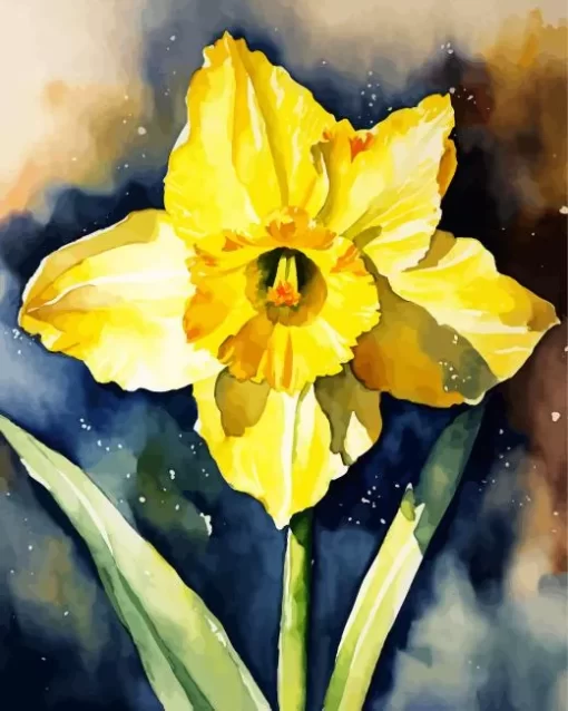 Double Daffodil Art Diamond Painting