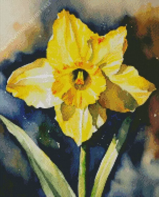 Double Daffodil Art Diamond Painting