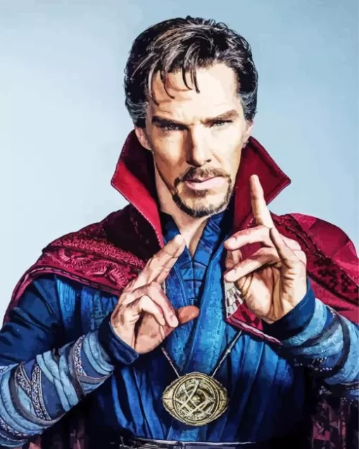 dr strange Diamond With Numbers