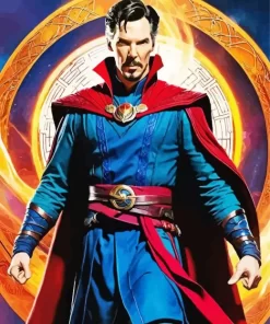 dr strange superhero Diamond With Numbers