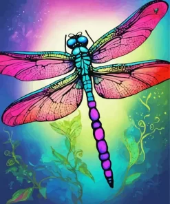 Dragonfly Art Diamond Painting