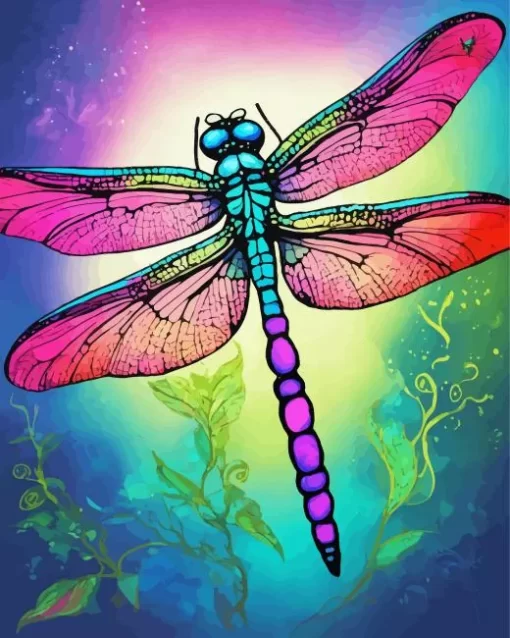 Dragonfly Art Diamond Painting