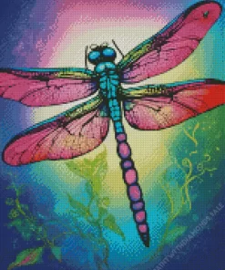 Dragonfly Art Diamond Painting