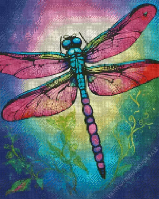 Dragonfly Art Diamond Painting