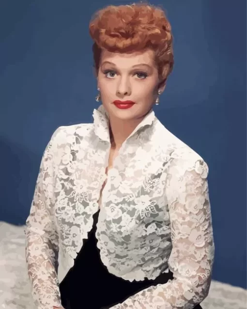 Elegant Lucille Ball Diamond Painting