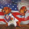 Evel Knievel Dog Art Diamond Painting