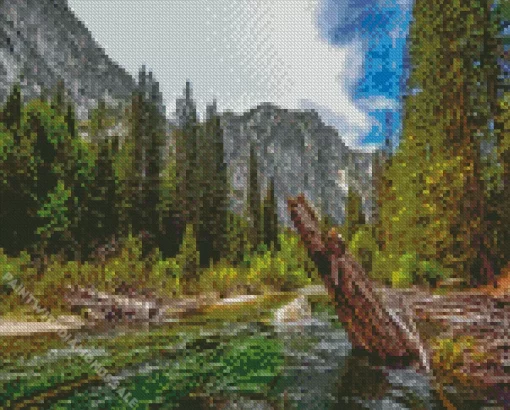 Everglade Mountains Diamond Painting