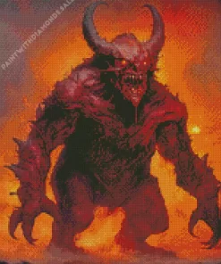 Evil Monster Art Diamond Painting