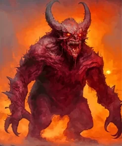 Evil Monster Art Diamond Painting