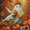 Halloween Fall Ghost Diamond Paintings