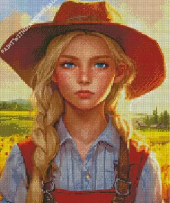 Farm Girl Diamond Painting